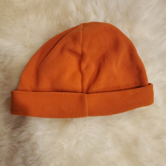 WATER GIRL Orange Fleece Foldover Beanie - Picture 3 of 4